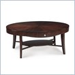ADD TO YOUR SET: Magnussen Aster Wood Oval Cocktail Table in Hazelnut