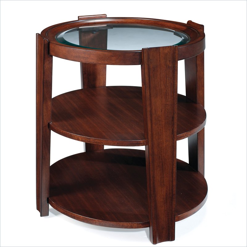 Magnussen Home Nuvo Umber Oval End Table T1559-07