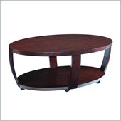 Magnussen Sotto Wood Oval Cocktail Table
