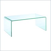 Magnussen Lumeno Glass Rectangular Cocktail Table