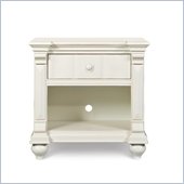 Magnussen Summerhill Wood Open Nightstand in Antique White Finish