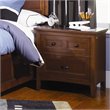 ADD TO YOUR SET: Magnussen Riley Wood 2 Drawer Nightstand in Cherry Finish