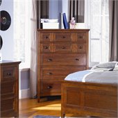 Magnussen Riley Wood 5 Drawer Chest  in Cherry Finish