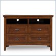 ADD TO YOUR SET: Magnussen Riley Wood Media Chest in Cherry Finish