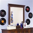 ADD TO YOUR SET: Magnussen Riley Wood Portrait Mirror in Cherry Finish