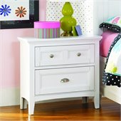 Magnussen Kenley 2 Drawer Nightstand in White Finish