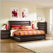 Magnussen Meridian California King Island Bed with Storage in Espresso