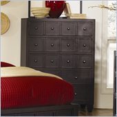 Magnussen Julian Wood 5 Drawer Chest in Antique Ebony