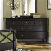 Magnussen Regan Wood 7 Drawer Dresser in Black