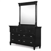 Magnussen Regan 7 Drawer Dresser and Mirror Set in Black