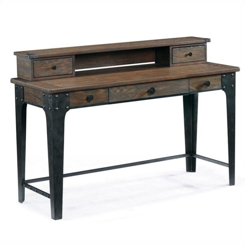 Magnussen Home T1806-90 Lakehurst Natural Oak Sofa Table Desk