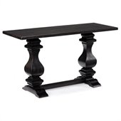 Magnussen Rossington Wood Rectangular Sofa Table in Ebony