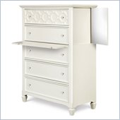 Magnussen Cameron Wood 5 Drawer Chest in White