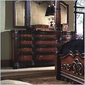 Magnussen Stafford 12 Drawer Triple Dresser in Cherry Umber