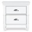 ADD TO YOUR SET: Magnussen Kasey 2 Drawer Nightstand in White