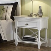 Magnussen Kasey Open Nightstand in White
