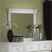 Magnussen Kasey Landscape Mirror in White
