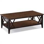Magnussen Fleming Rectangular Cocktail Table in Rustic Pine