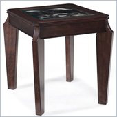 Magnussen Ombrio Rectangular End Table in Cherry