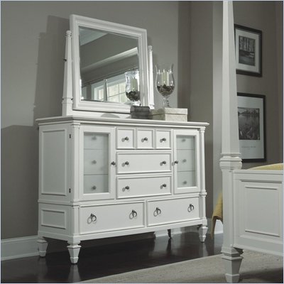 Magnussen Ashby Twelve Drawer Dresser and Mirror Set