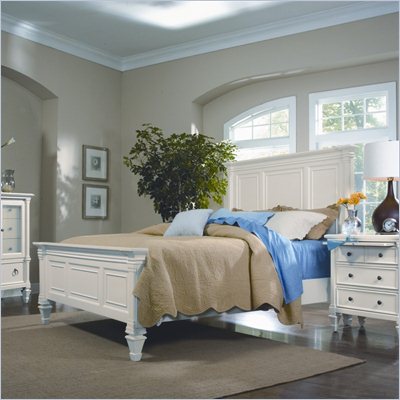 Magnussen Ashby Panel Bed in Patina White