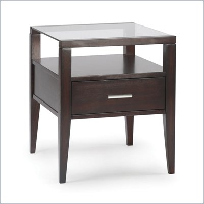 Magnussen Baker Wood Rectangular End Table