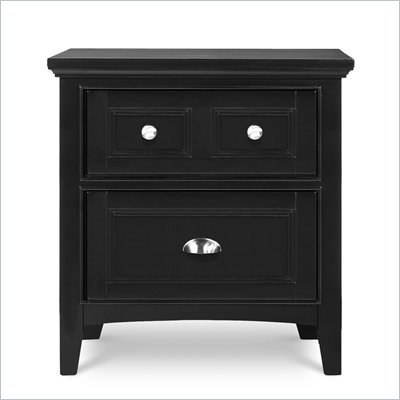 Magnussen Bennett 2 Drawer Nightstand in Black Finish