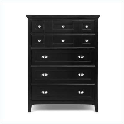 Magnussen Bennett 5 Drawer Chest  in Black Finish