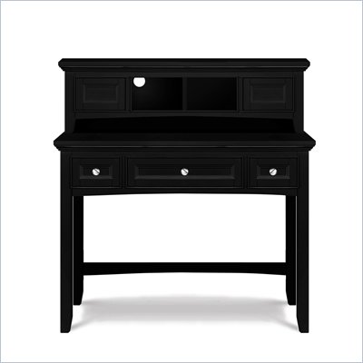 Magnussen Bennett Desk with Hutch in Black Finish