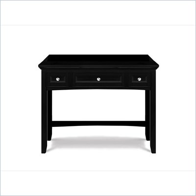 Magnussen Bennett Desk with Vanity Mirror in Black Finish
