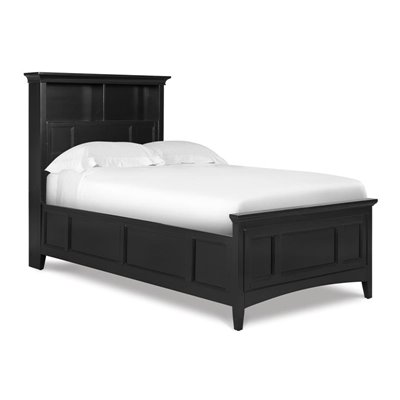Magnussen Bennett Bookcase Bed in Black Finish