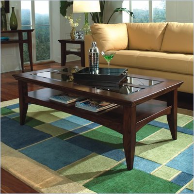 Magnussen Blakely Rectangular Glass Cocktail Table