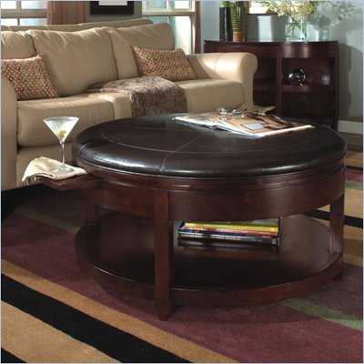 Magnussen Brunswick Round Cocktail Table and End Table Set