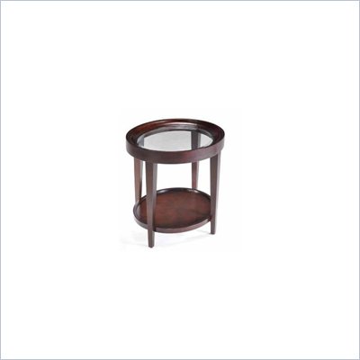 Magnussen Carson Wood Oval End Table