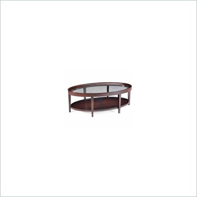 Magnussen Carson Wood Oval Cocktail Table