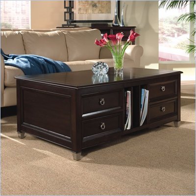 Magnussen Darien Rectangular Lift-Top Cocktail Table and End Table Set