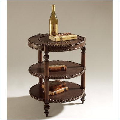 Magnussen Ferndale Tables Round End Table with Shelves