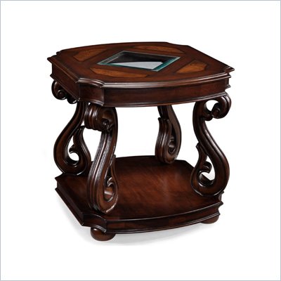 Magnussen Harcourt Wood Square End Table 