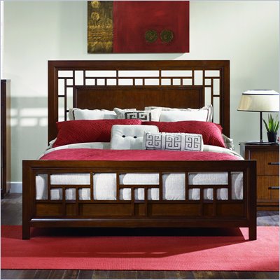 Magnussen Jaffrey Wood Lattice Bed