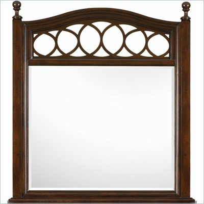 Magnussen Jeanette Shaped Mirror in Chestnut
