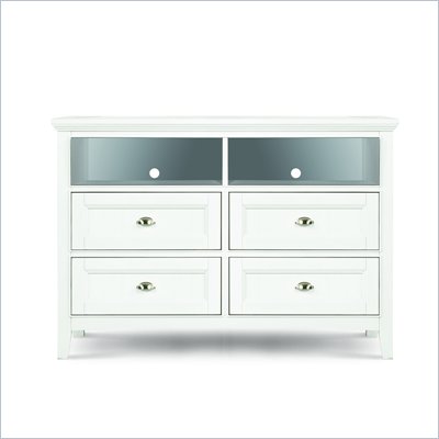 Magnussen Kenley Media Chest  in White Finish