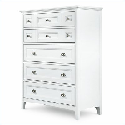 Magnussen Kentwood 5 Drawer Chest in Painted White Finish