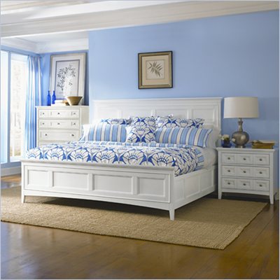 Magnussen Kentwood Panel Bed in White
