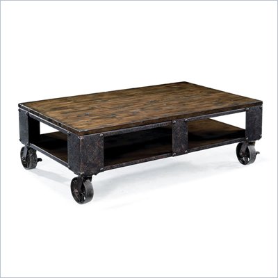 Magnussen Pinebrook Wood Rectangular Cocktail Table