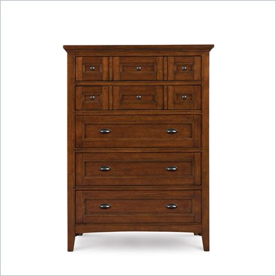Magnussen Riley Wood 5 Drawer Chest  in Cherry Finish