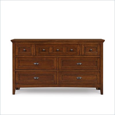 Magnussen Riley Wood 7 Drawer Dresser  in Cherry Finish