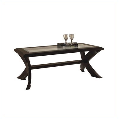 Magnussen Roxboro Rectangular Wood Coffee Table in Brown Hazelnut