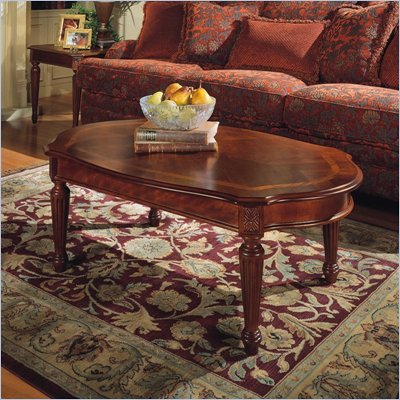 Magnussen Sedona Oval Cocktail Table and End Table Set in Cherry