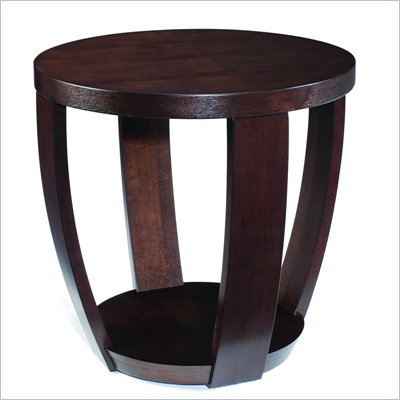 Magnussen Sotto Wood Round End Table