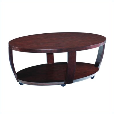 Magnussen Sotto Wood Oval Cocktail Table